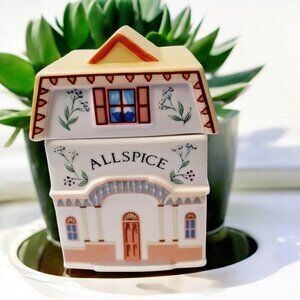 Lenox Allspice Ceramic House Container - Multicolor